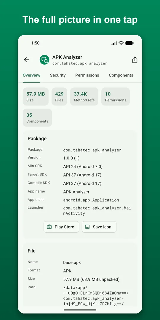 APK Analyzer screenshot 2