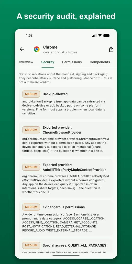 APK Analyzer screenshot 3