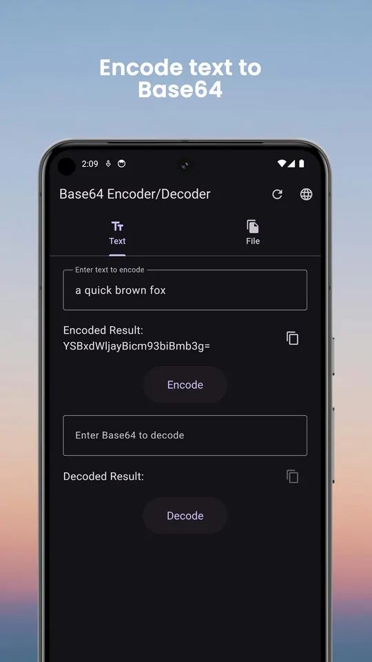 Base64 Encoder Decoder screenshot 2