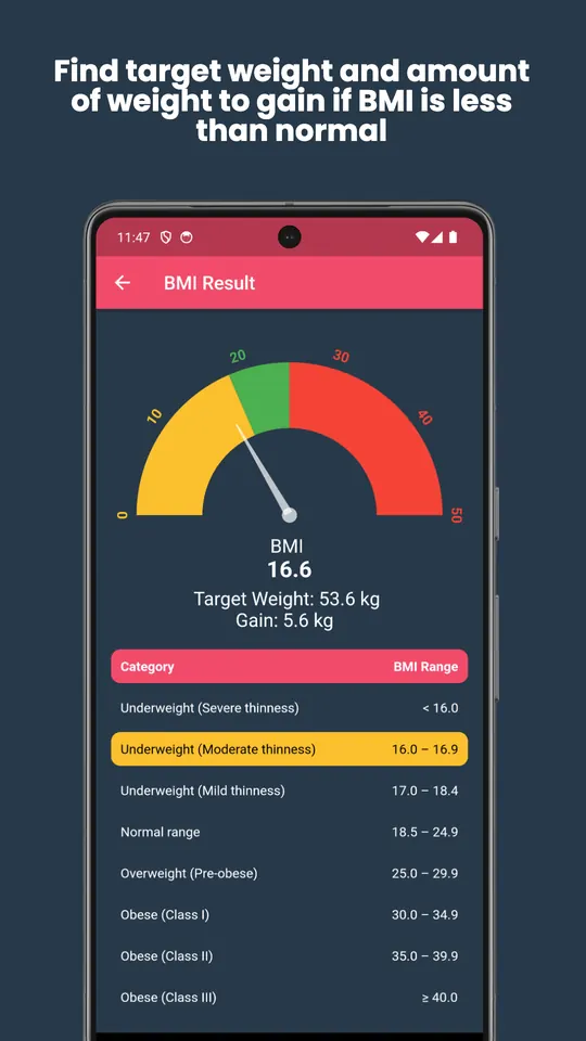 BMI Calculator screenshot 2
