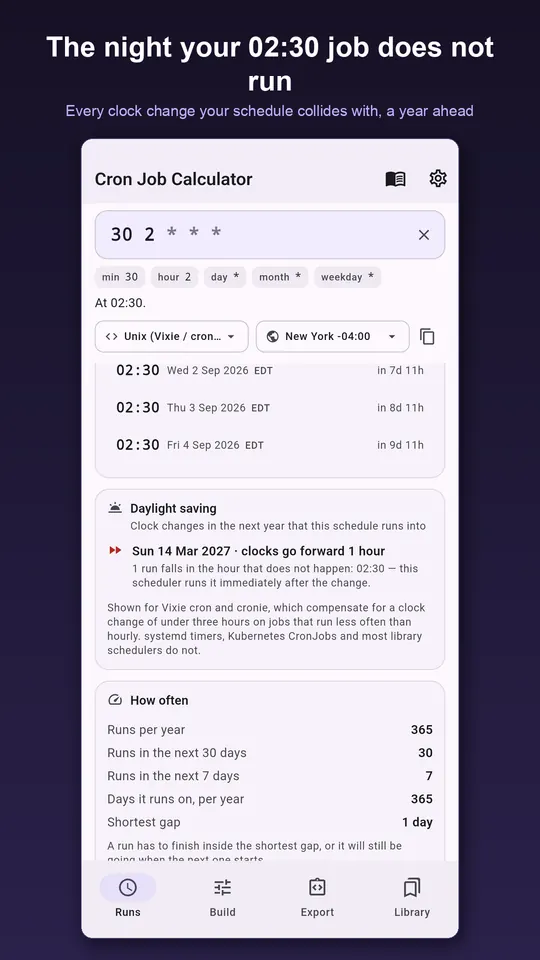 Cron Job Calculator screenshot 3