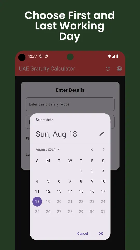 Gratuity Calculator UAE screenshot 3