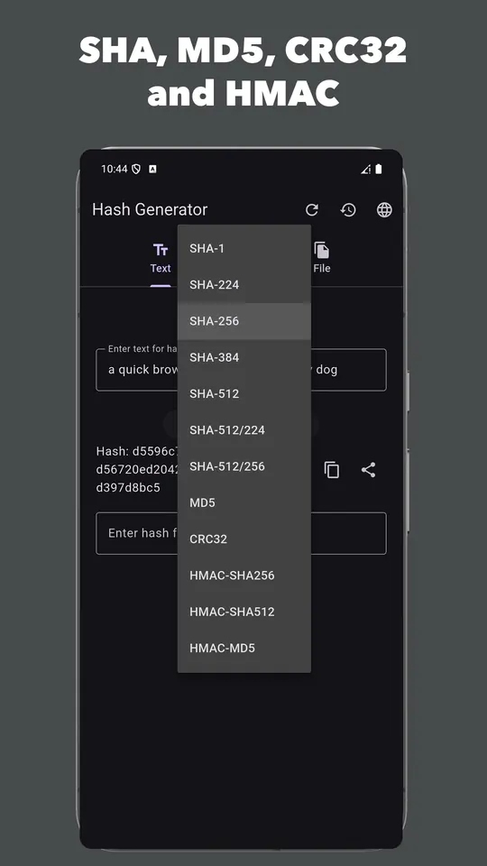 Hash Generator screenshot 2