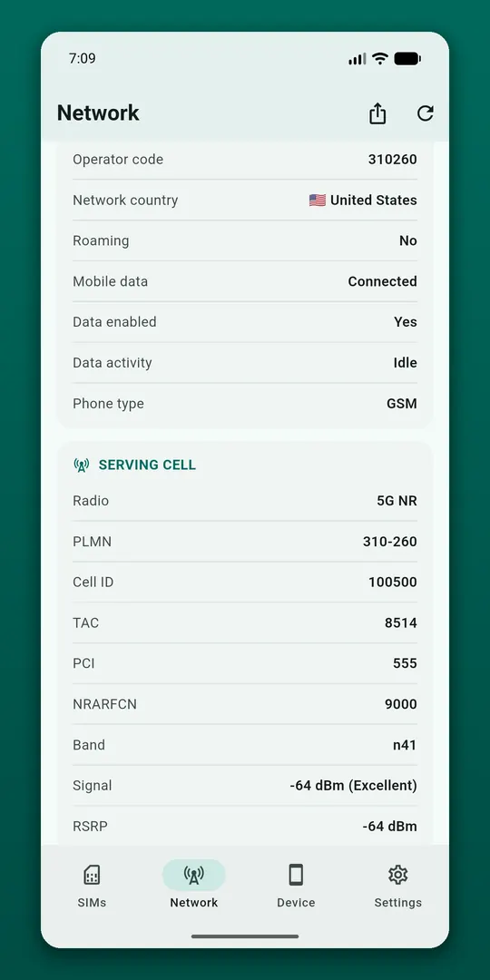SIM Card Info screenshot 2