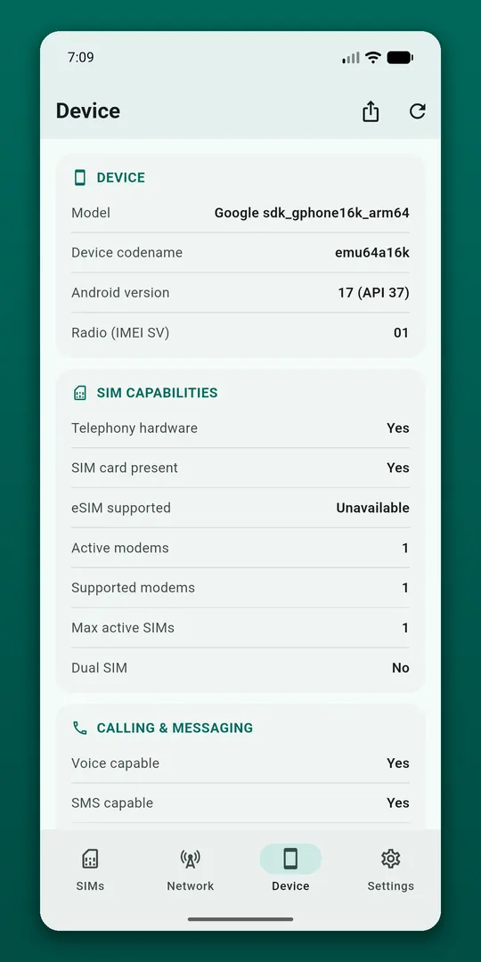 SIM Card Info screenshot 4