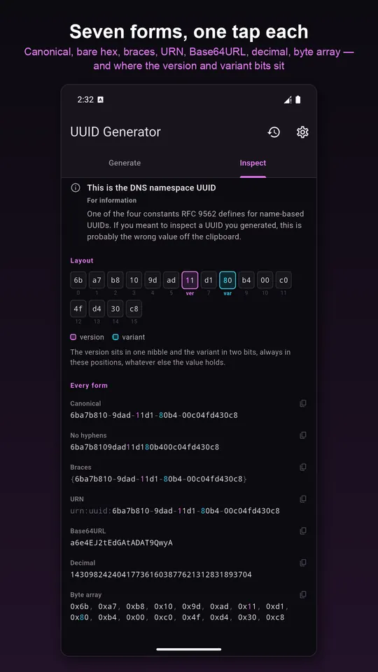 UUID Generator screenshot 4